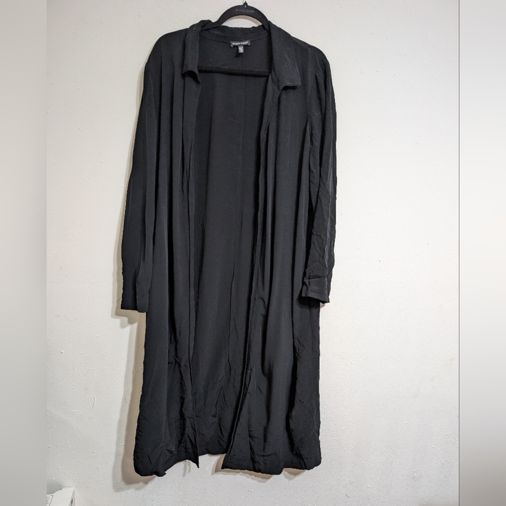 Eileen Fisher Crepe Open duster
